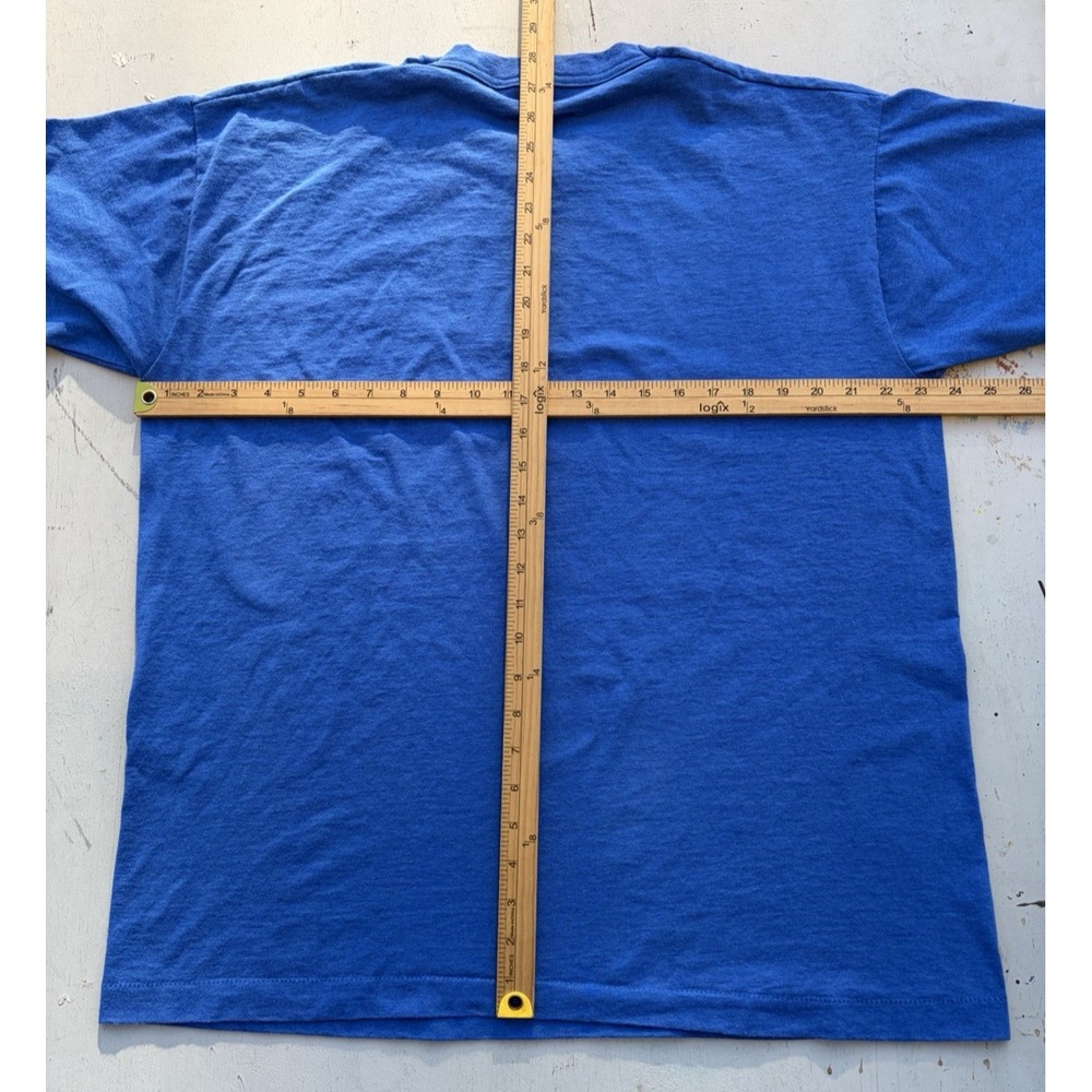 Men's Vintage Best Fruit T-Shirt Blue San Diego XL Single Stitch 90s Hotel Tree - Picture 9 of 11